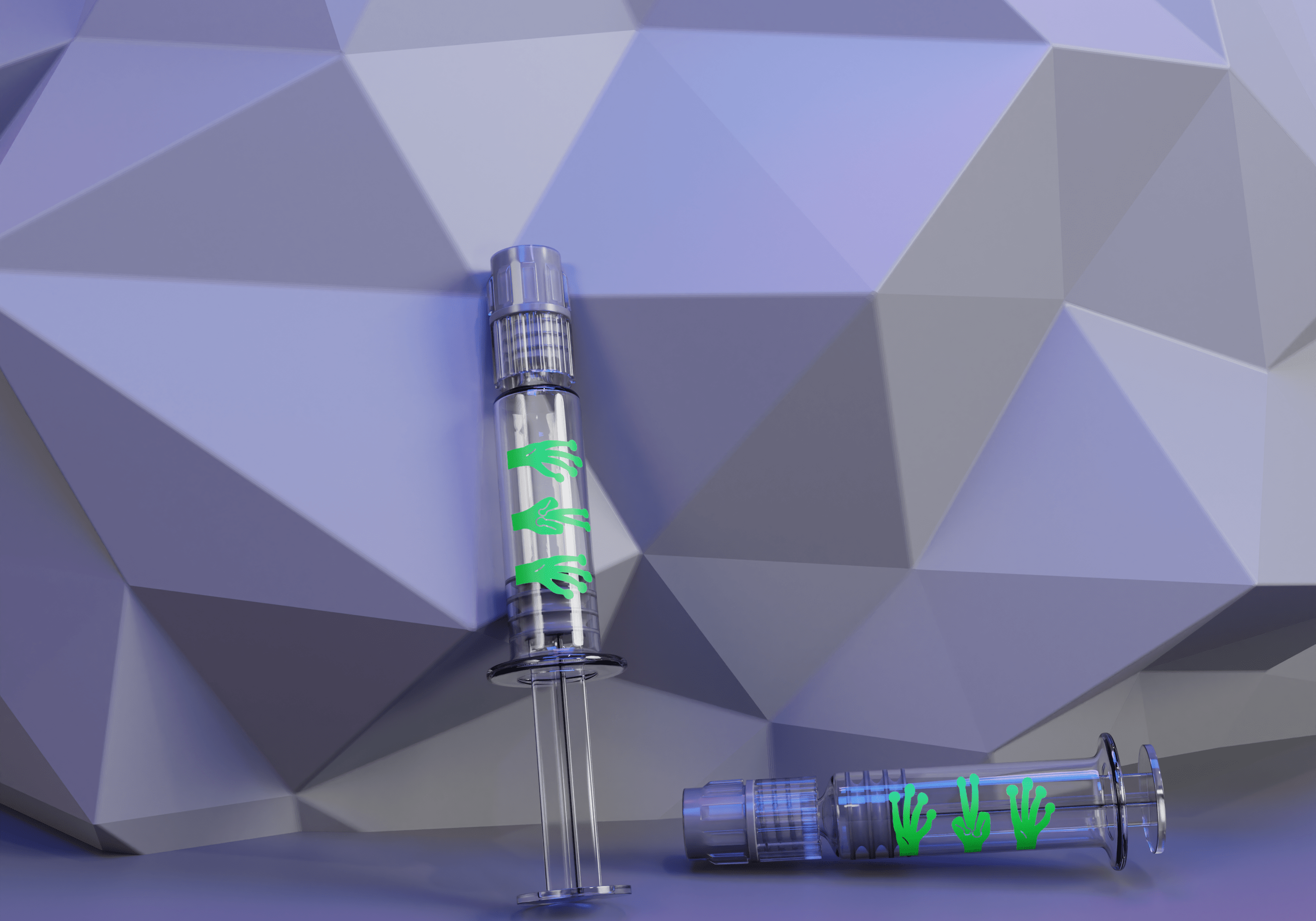 concentrate syringe packaging