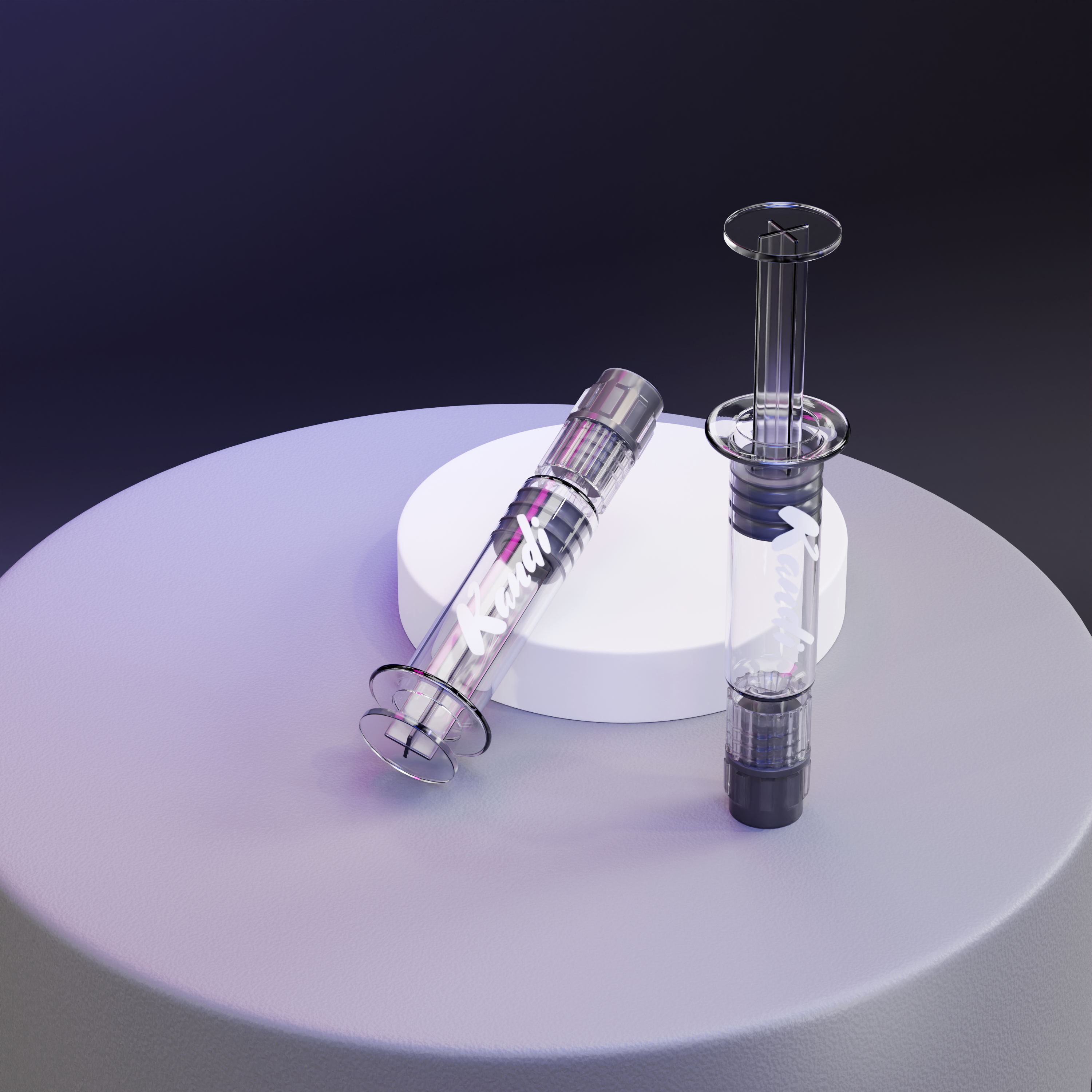 syringe for distillate