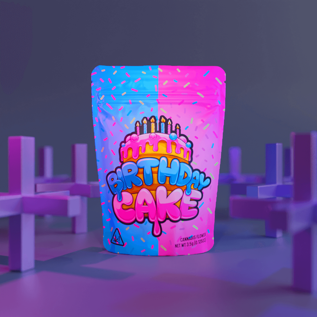 birthday cake mylar bags