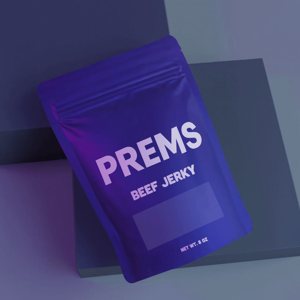 custom printed beef jerky bags