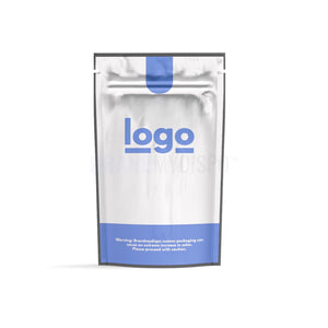 custom sticker bags 28g