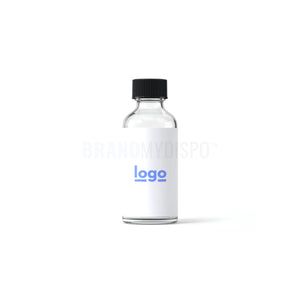 Custom Labeled Glass Bottles - 1 oz (30ml) syrup bottles