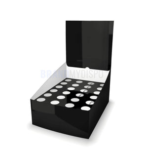 Pre Roll Display Boxes - Black (24 Pack) Vape Cartridge