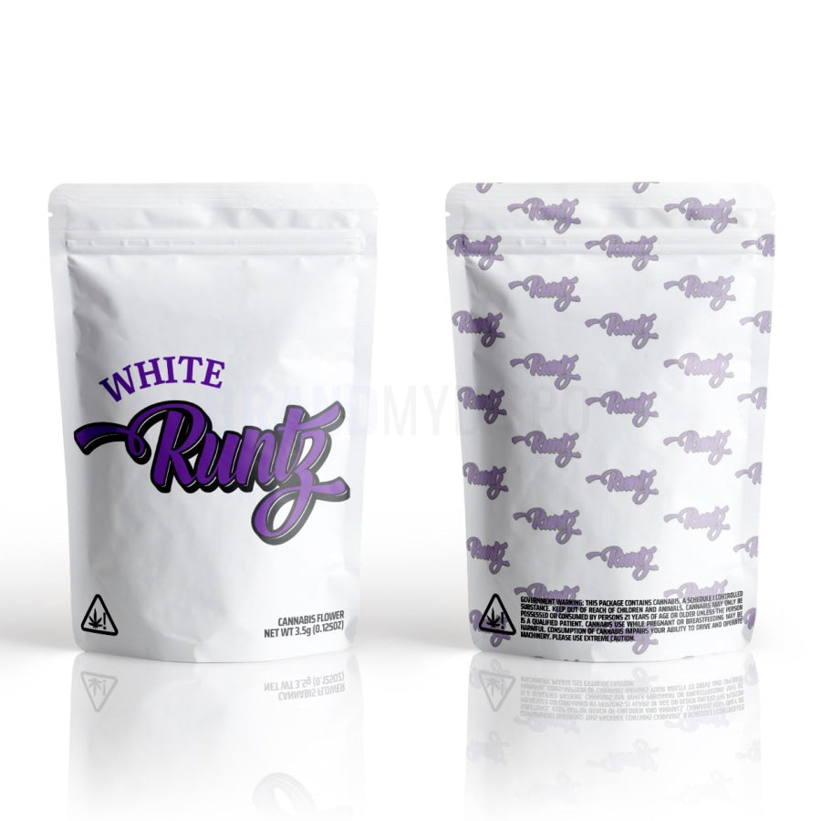 White Runtz Mylar Bags (1/8)